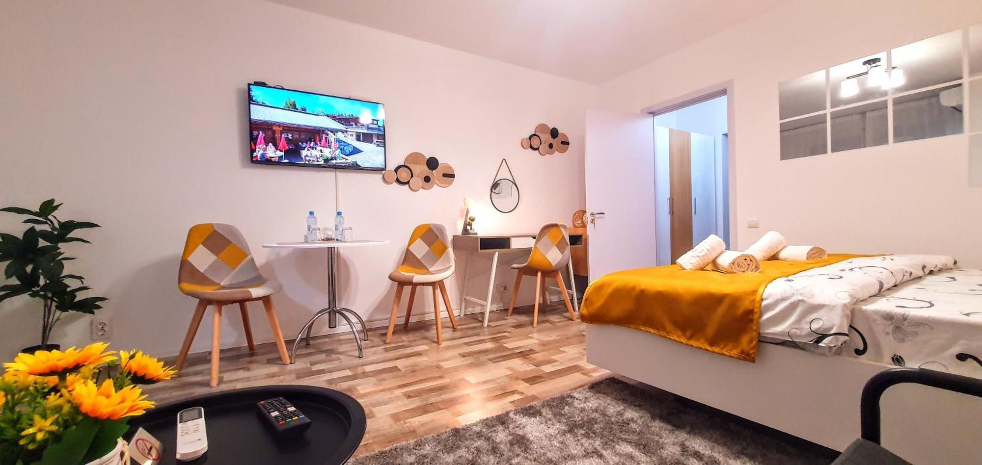 The Yellow King - Luxurious Apartment Бухарест Экстерьер фото