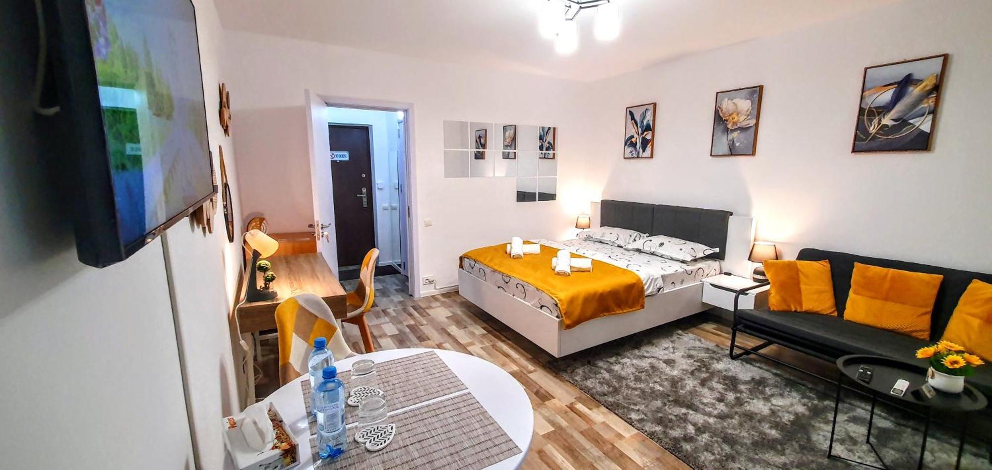 The Yellow King - Luxurious Apartment Бухарест Экстерьер фото